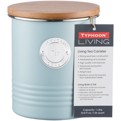 Емкость для хранения чая Living, голубая Емкость для хранения чая Living, голубая