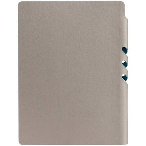 Ежедневник Flexpen, недатированный, серебристо-бирюзовый Ежедневник Flexpen, недатированный, серебристо-бирюзовый