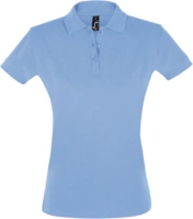 Рубашка поло женская Perfect Women 180 голубая