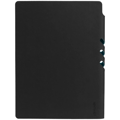 Ежедневник Flexpen Black, недатированный, черный с бирюзовым Ежедневник Flexpen Black, недатированный, черный с бирюзовым