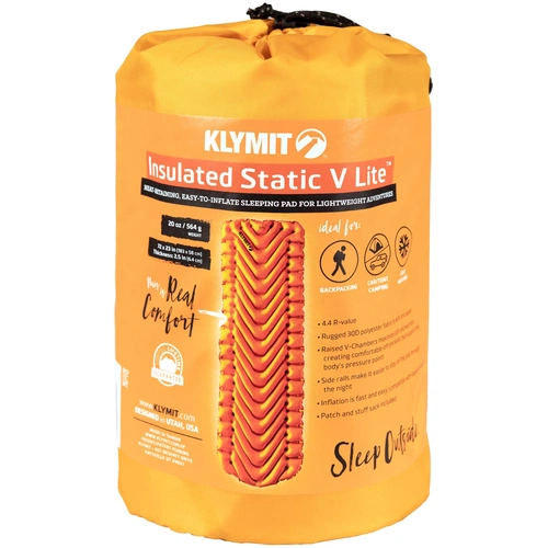 Надувной коврик Insulated Static V Lite, оранжевый Надувной коврик Insulated Static V Lite, оранжевый
