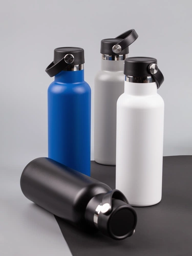 Термобутылка Bidon, черная Термобутылка Bidon, черная