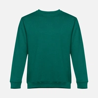 Свитшот унисекс Delta, темно-зеленый