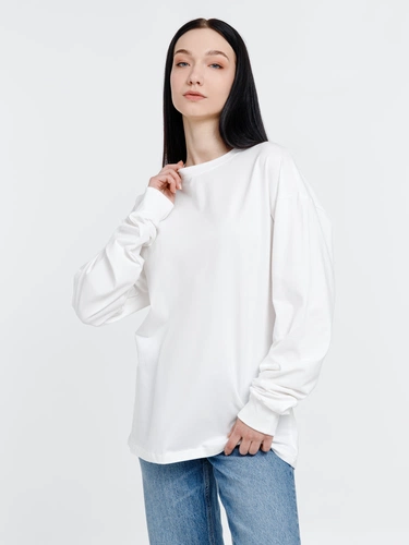 Футболка оверсайз унисекс Сity Sapiens, молочно-белая Футболка оверсайз унисекс Сity Sapiens, молочно-белая