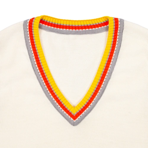 Жилет оверсайз унисекс Cornell в сумке, молочно-белый Жилет оверсайз унисекс Cornell в сумке, молочно-белый