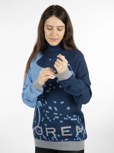 Джемпер на заказ Tricksy Net Reglan, полушерсть Джемпер на заказ Tricksy Net Reglan, полушерсть