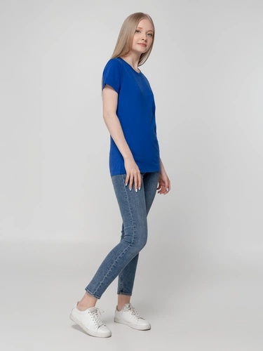 Футболка женская T-bolka Lady, ярко-синяя Футболка женская T-bolka Lady, ярко-синяя