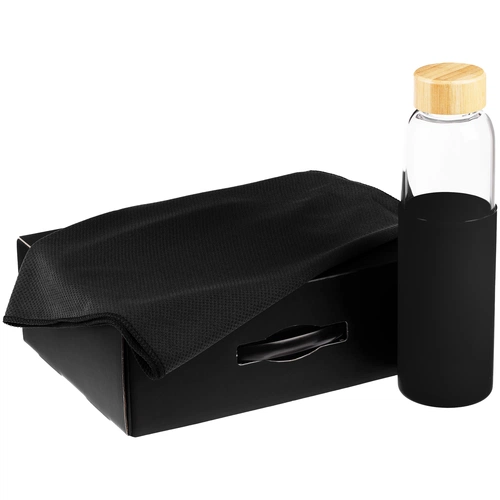 Коробка Matter Light, черная, с черной ручкой Коробка Matter Light, черная, с черной ручкой