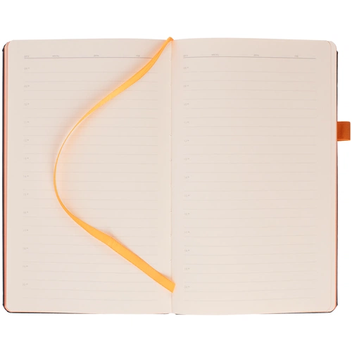 Ежедневник Ton Black, недатированный, черный с оранжевым Ежедневник Ton Black, недатированный, черный с оранжевым