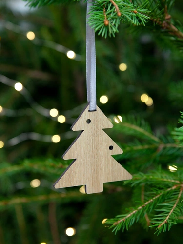 Деревянная подвеска Christmate, елочка Деревянная подвеска Christmate, елочка