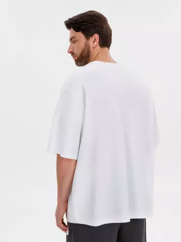 Джемпер с коротким рукавом Siluetti Volumica, молочно-белый Джемпер с коротким рукавом Siluetti Volumica, молочно-белый