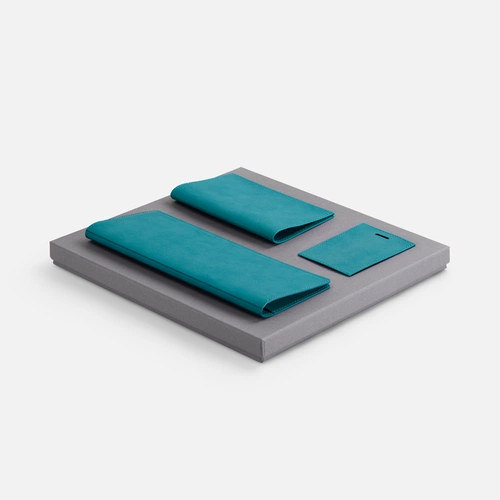 Набор Nubuk Trio, бирюзовый Набор Nubuk Trio, бирюзовый