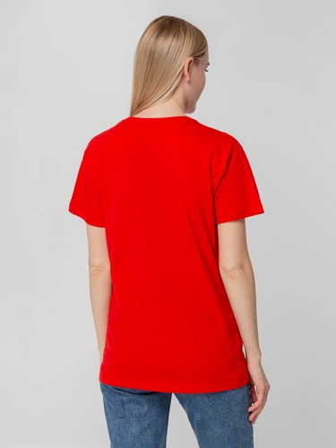 Футболка унисекс T-bolka 140, красная Футболка унисекс T-bolka 140, красная