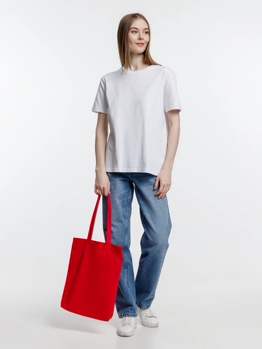 Холщовая сумка Strong 210, красная Холщовая сумка Strong 210, красная