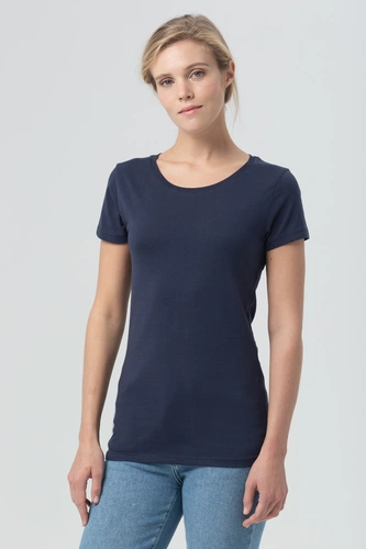 Футболка женская Martin Women, темно-синяя Футболка женская Martin Women, темно-синяя