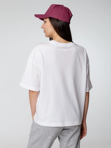 Футболка оверсайз женская Boxy Women, белая Футболка оверсайз женская Boxy Women, белая