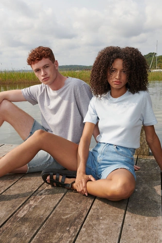 Футболка унисекс Tuner, светло-голубая Футболка унисекс Tuner, светло-голубая