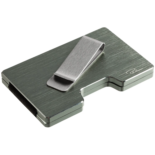 Футляр для карт с зажимом для купюр Cooper, серый Футляр для карт с зажимом для купюр Cooper, серый