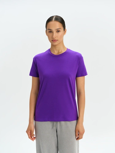 Футболка унисекс Regent 150, темно-фиолетовая Футболка унисекс Regent 150, темно-фиолетовая