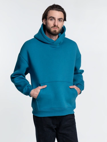 Худи Kulonga Oversize, бирюзовое Худи Kulonga Oversize, бирюзовое