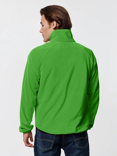 Куртка флисовая унисекс Fliska, зеленое яблоко Куртка флисовая унисекс Fliska, зеленое яблоко