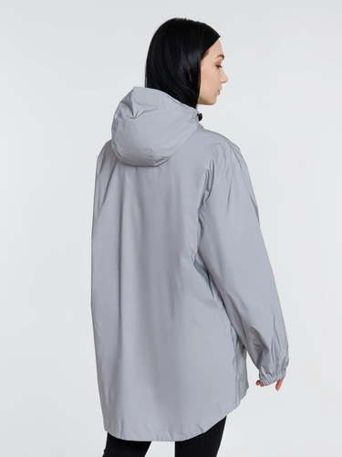 Парка Manifest из светоотражающей ткани, серая Парка Manifest из светоотражающей ткани, серая