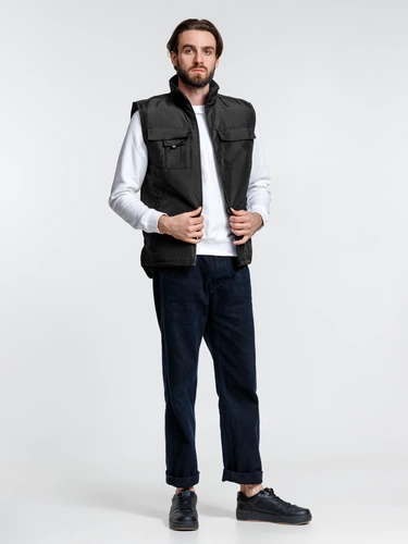 Жилет мужской Stockholm, черный Жилет мужской Stockholm, черный