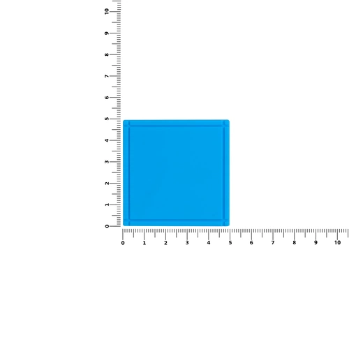 Лейбл из ПВХ Dzeta, L, голубой Лейбл из ПВХ Dzeta, L, голубой