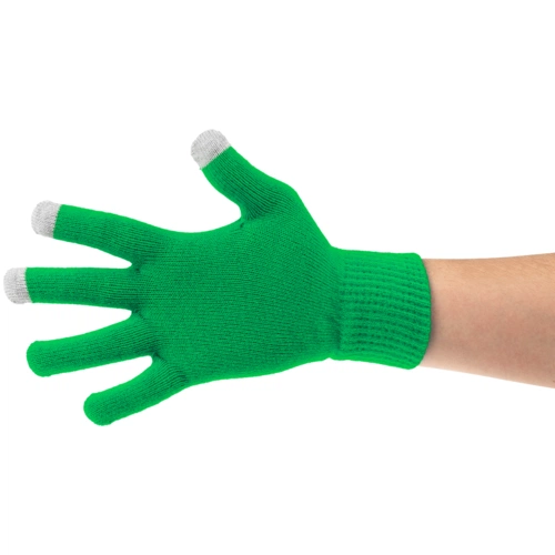 Перчатки сенсорные Urban Flow, зеленые Перчатки сенсорные Urban Flow, зеленые