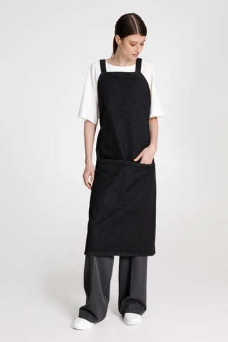 Фартук джинсовый E2, черный Фартук джинсовый E2, черный