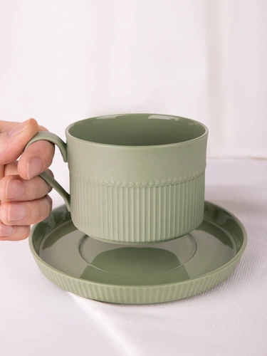 Чайная пара Pastello Moderno, зеленая Чайная пара Pastello Moderno, зеленая