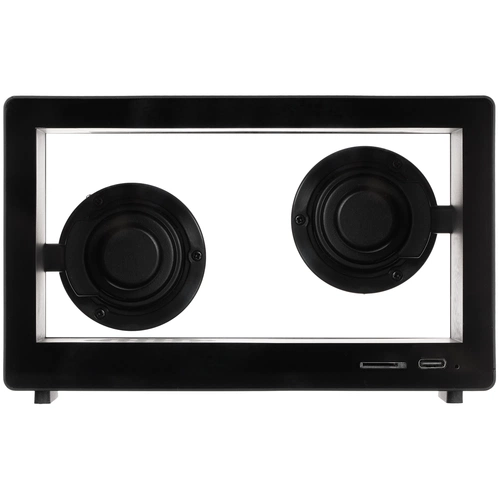 Bluetooth-колонка со светомузыкой Sensofonic, черная Bluetooth-колонка со светомузыкой Sensofonic, черная