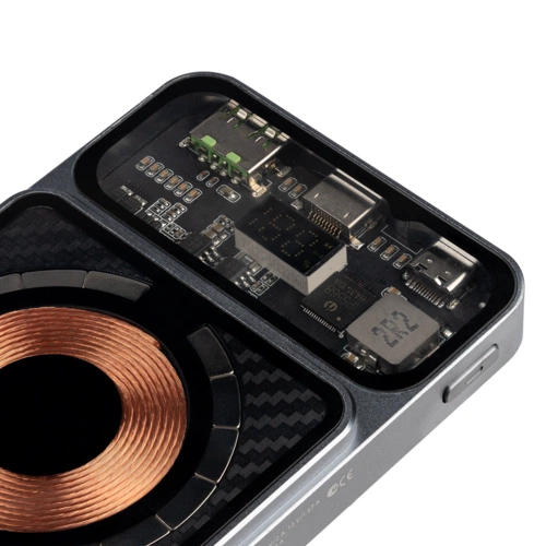 Магнитный беспроводной аккумулятор Cooper Prime 10000 мАч, темно-серый Магнитный беспроводной аккумулятор Cooper Prime 10000 мАч, темно-серый