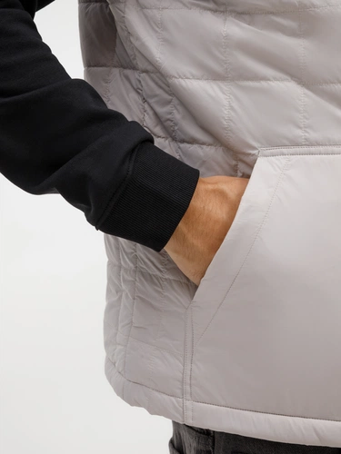 Жилет унисекс Warmbridge, светло-серый Жилет унисекс Warmbridge, светло-серый