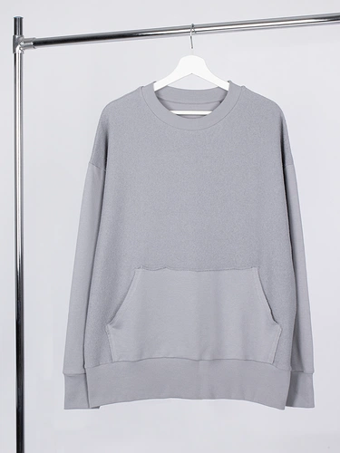 Свитшот оверсайз унисекс Vozduh, светло-серый Свитшот оверсайз унисекс Vozduh, светло-серый