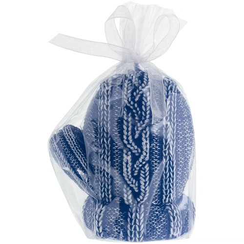 Свеча Kniteam, варежка, синяя Свеча Kniteam, варежка, синяя