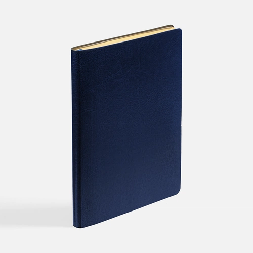 Ежедневник Nebraska Flex, недатированный, синий с золотистым Ежедневник Nebraska Flex, недатированный, синий с золотистым
