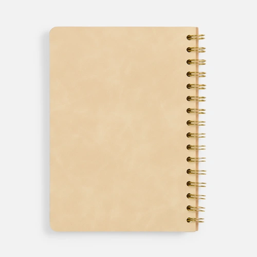 Ежедневник Spiral, недатированный, бежевый Ежедневник Spiral, недатированный, бежевый