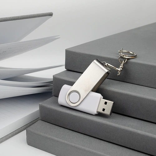 Флешка Twist, белая, 16 Гб Флешка Twist, белая, 16 Гб