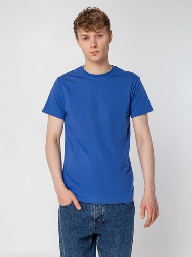 Футболка унисекс T-Bolka 160, ярко-синяя Футболка унисекс T-Bolka 160, ярко-синяя