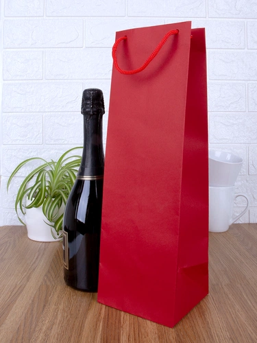 Пакет под бутылку Vindemia, красный Пакет под бутылку Vindemia, красный