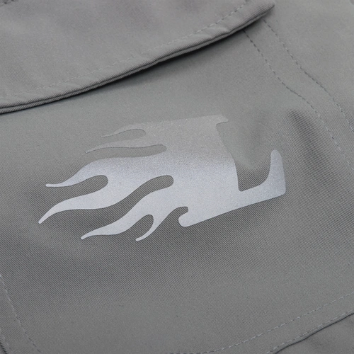 Жилет Hard Work, серый с нанесением Жилет Hard Work, серый с нанесением