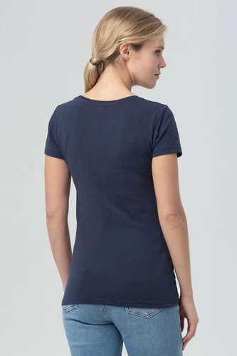Футболка женская Martin Women, темно-синяя Футболка женская Martin Women, темно-синяя