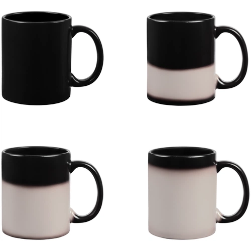 Кружка-хамелеон On Display, матовая, черная Кружка-хамелеон On Display, матовая, черная