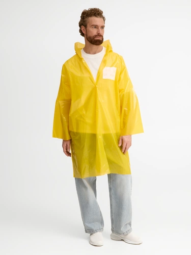 Дождевик-плащ CloudTime с печатью в один цвет на заказ Дождевик-плащ CloudTime с печатью в один цвет на заказ