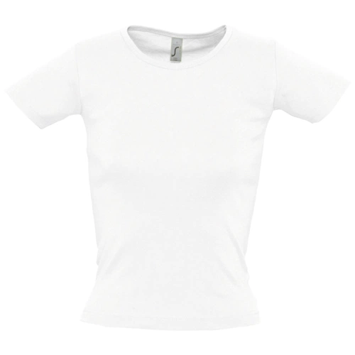 Футболка женская с круглым вырезом Lady 220 белая Футболка женская с круглым вырезом Lady 220 белая