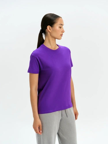 Футболка унисекс Regent 150, темно-фиолетовая Футболка унисекс Regent 150, темно-фиолетовая