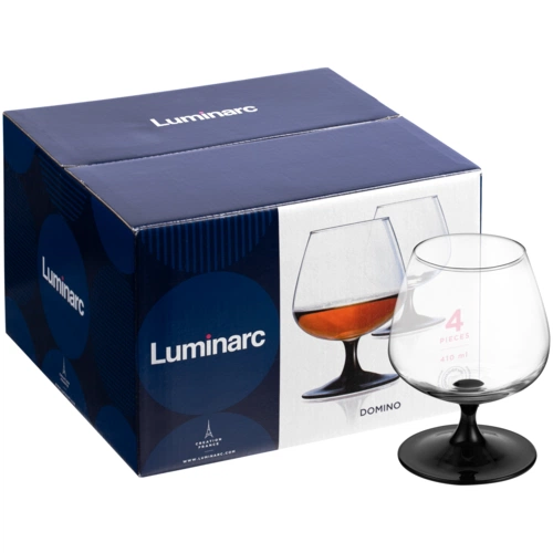 Набор из 4 бокалов для коньяка «Домино» Набор из 4 бокалов для коньяка «Домино»