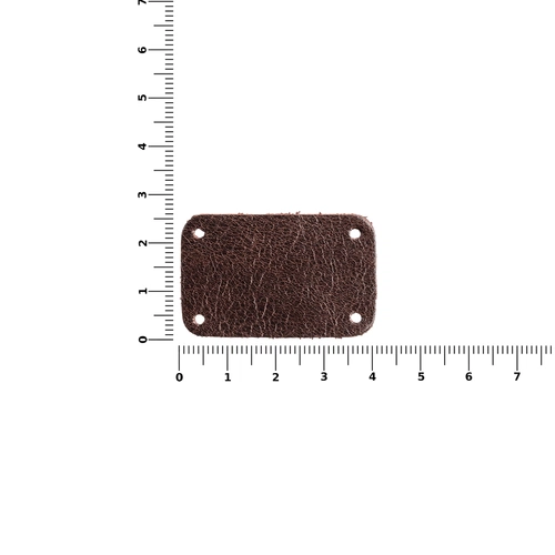 Лейбл кожаный Beta, S, коричневый Лейбл кожаный Beta, S, коричневый