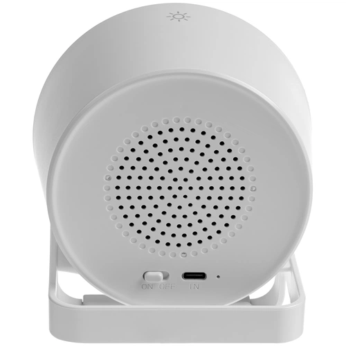 Лампа с колонкой и беспроводной зарядкой moonLight, белая Лампа с колонкой и беспроводной зарядкой moonLight, белая